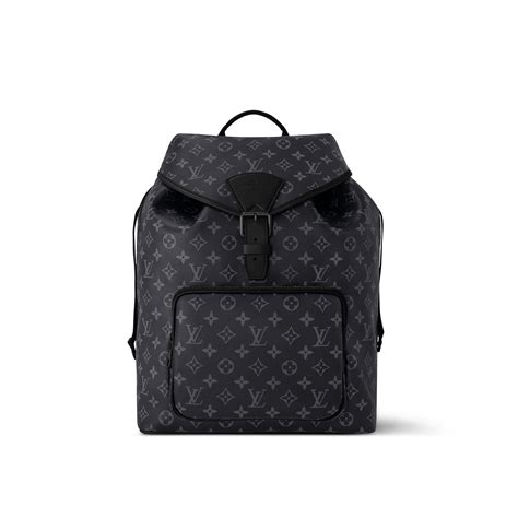 louis vuitton black monogram backpack|louis vuitton backpack montsouris.